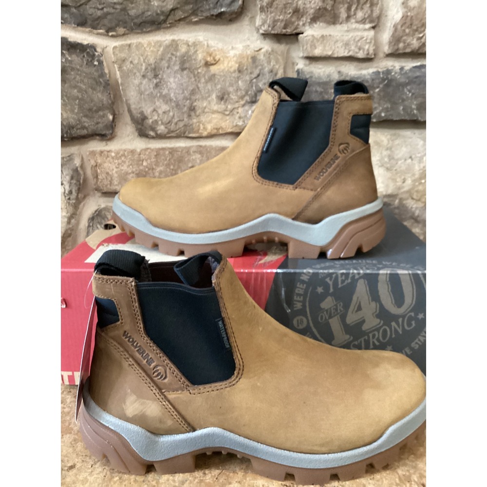Wolverine Vantage Hyprest Romeo Mens Size 7 Soft Toe Waterproof Work Boots New